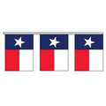 Texas Flag Poly Pennants (16 Pennants Per String) (30')